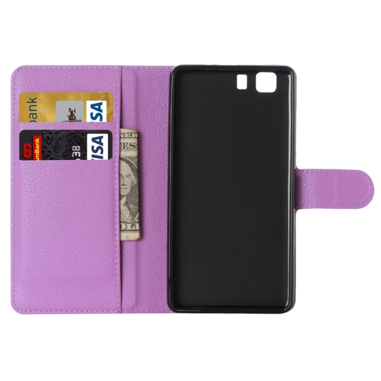 Litchi Texture Horizontal Flip Leather Case with Holder & Card Slots & wallet for Doogee X5(S-MPH-1005) / X5Sï¼ˆMPH1002ï¼‰