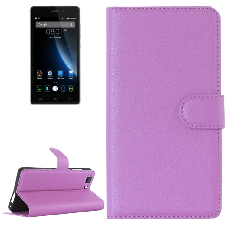 Litchi Texture Horizontal Flip Leather Case with Holder & Card Slots & wallet for Doogee X5(S-MPH-1005) / X5Sï¼ˆMPH1002ï¼‰