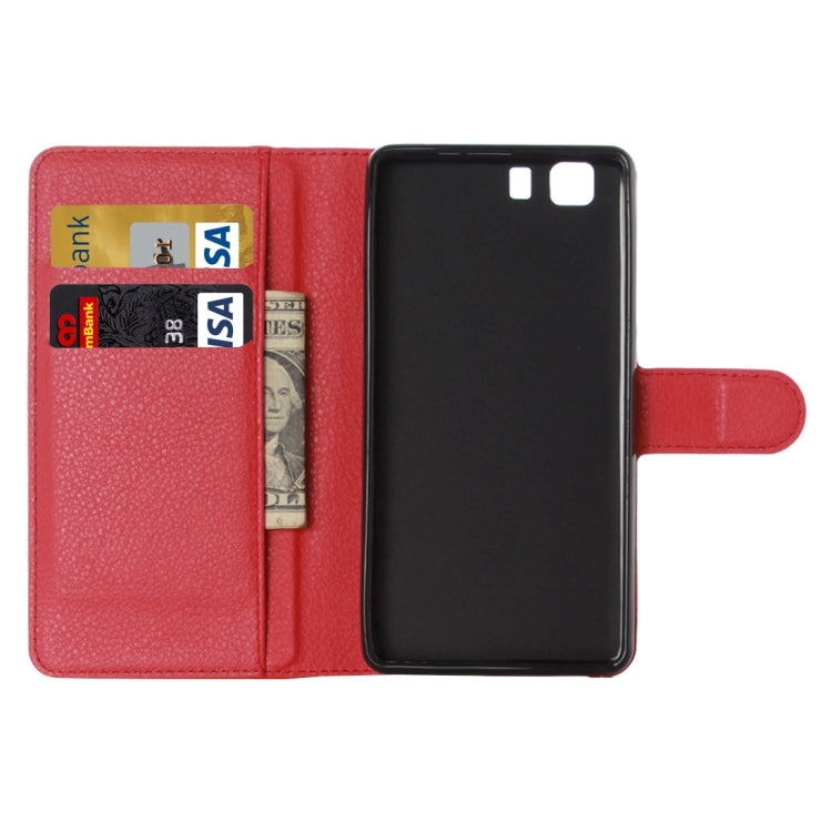 Litchi Texture Horizontal Flip Leather Case with Holder & Card Slots & wallet for Doogee X5(S-MPH-1005) / X5Sï¼ˆMPH1002ï¼‰