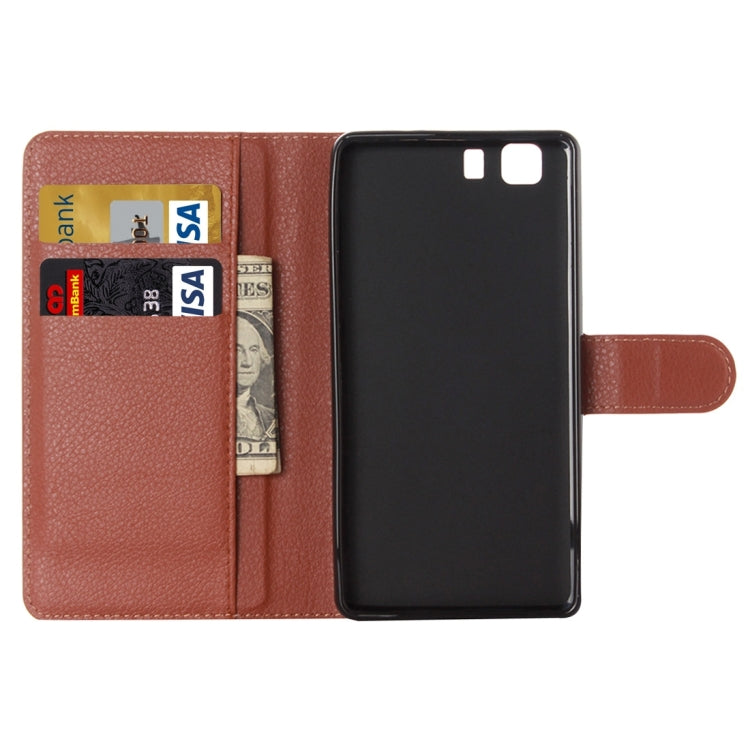 Litchi Texture Horizontal Flip Leather Case with Holder & Card Slots & wallet for Doogee X5(S-MPH-1005) / X5Sï¼ˆMPH1002ï¼‰