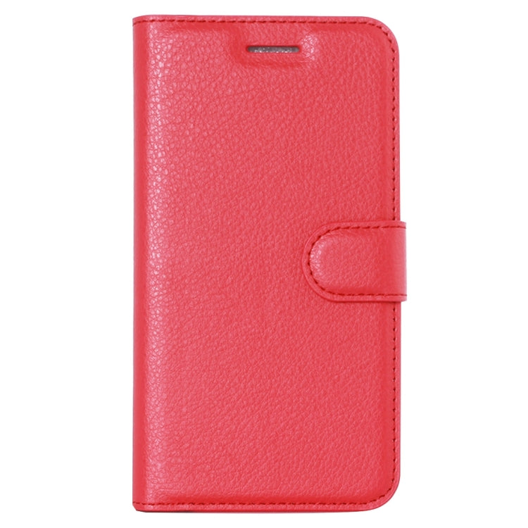 Litchi Texture Horizontal Flip Leather Case with Holder & Card Slots & wallet for Doogee Valencia 2 Y100 PRO