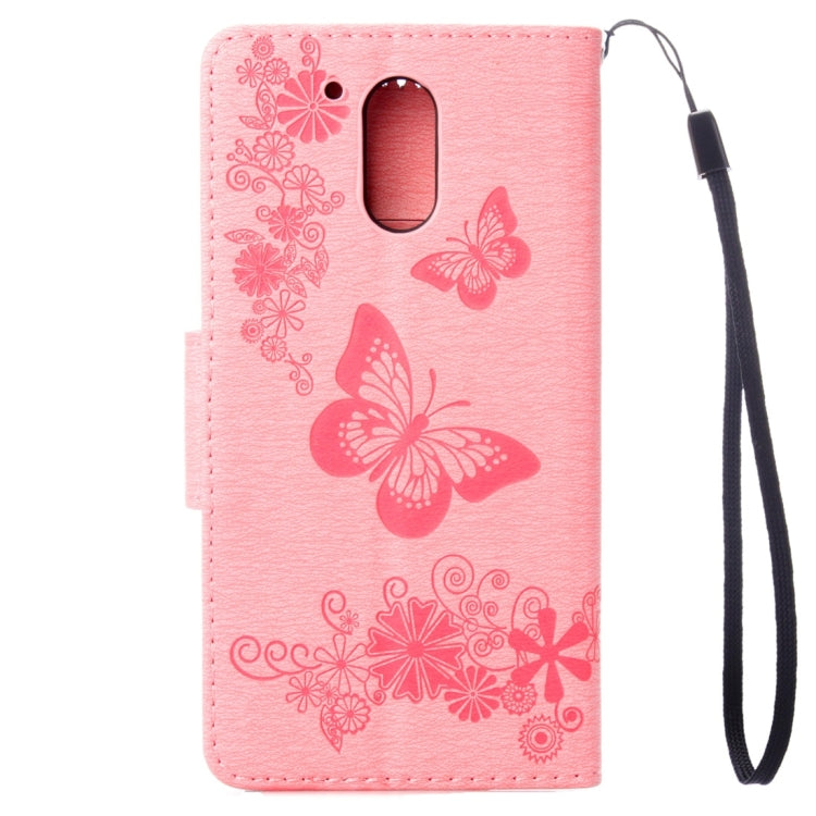 For Motorola Moto G (4rd gen) Plus Pressed Flowers Butterfly Pattern Leather Case with Holder & Card Slots & Wallet