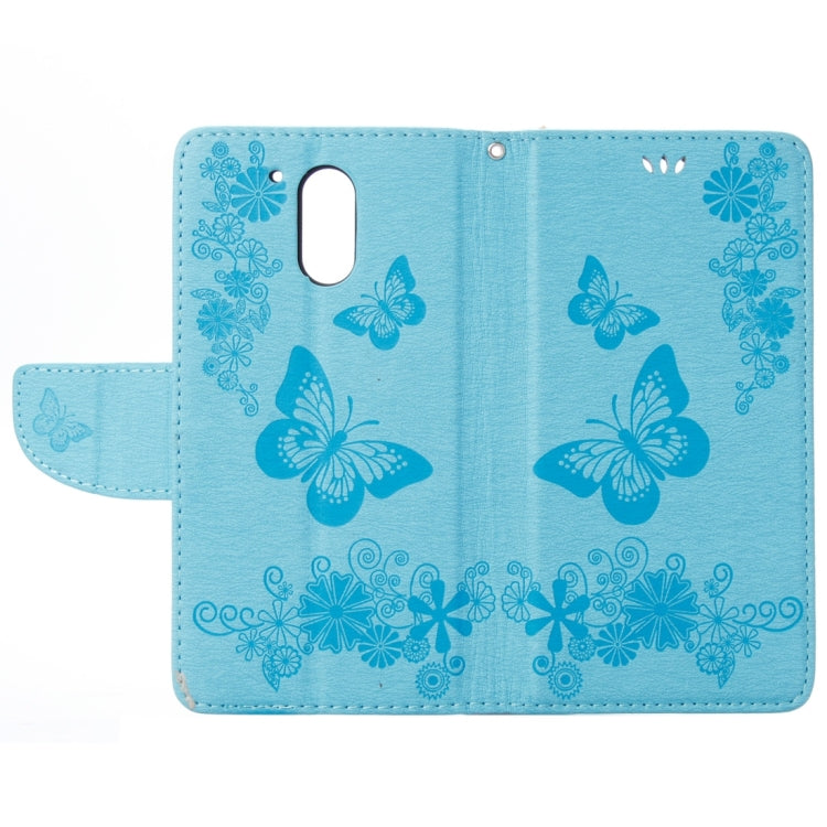 For Motorola Moto G (4rd gen) Plus Pressed Flowers Butterfly Pattern Leather Case with Holder & Card Slots & Wallet