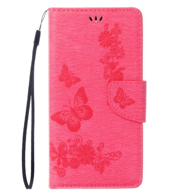 For Motorola Moto G (4rd gen) Plus Pressed Flowers Butterfly Pattern Leather Case with Holder & Card Slots & Wallet