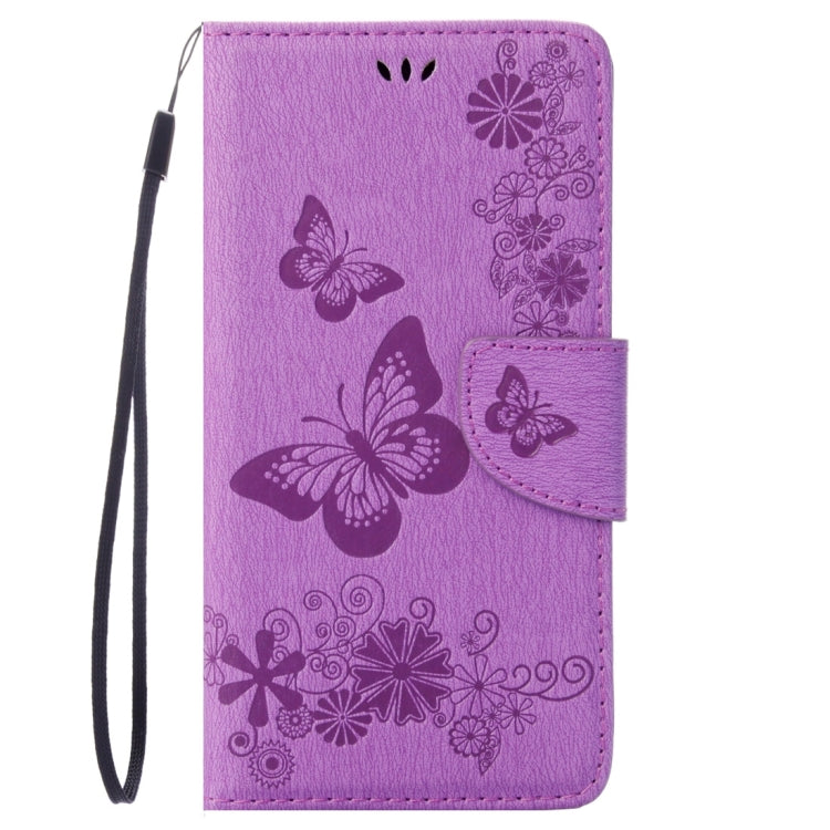 For Motorola Moto G (4rd gen) Plus Pressed Flowers Butterfly Pattern Leather Case with Holder & Card Slots & Wallet