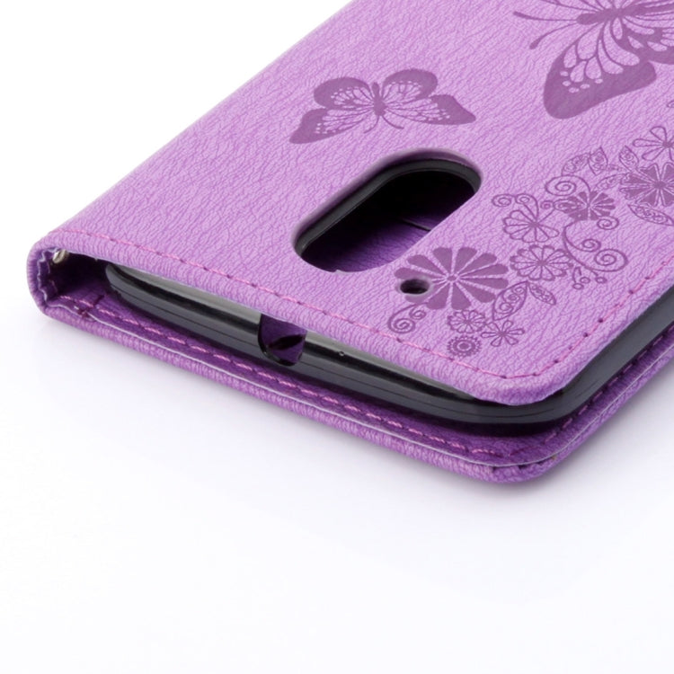 For Motorola Moto G (4rd gen) Plus Pressed Flowers Butterfly Pattern Leather Case with Holder & Card Slots & Wallet