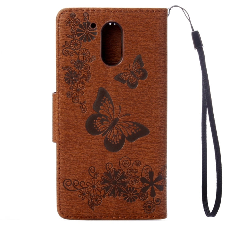 For Motorola Moto G (4rd gen) Plus Pressed Flowers Butterfly Pattern Leather Case with Holder & Card Slots & Wallet