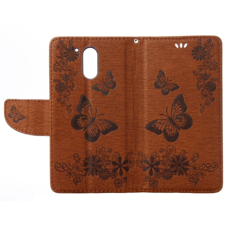 For Motorola Moto G (4rd gen) Plus Pressed Flowers Butterfly Pattern Leather Case with Holder & Card Slots & Wallet