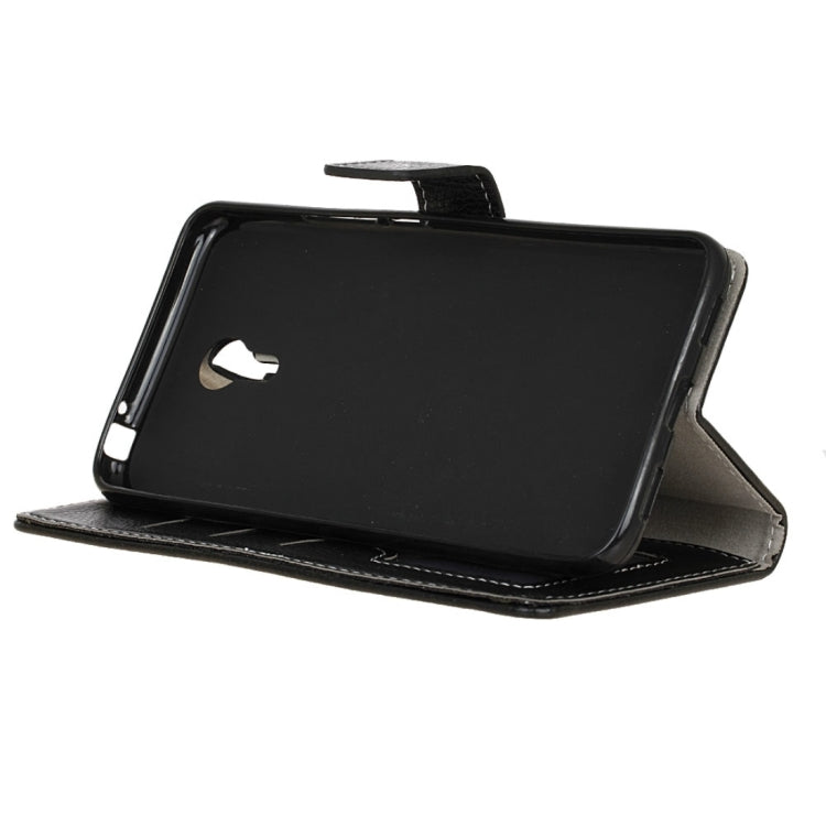 For Meizu  M3 Note Litchi Texture Horizontal Flip Leather Case with Holder & Card Slots & Wallet