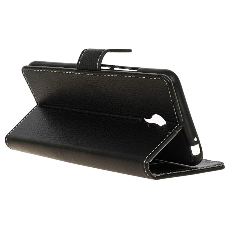 For Meizu  M3 Note Litchi Texture Horizontal Flip Leather Case with Holder & Card Slots & Wallet