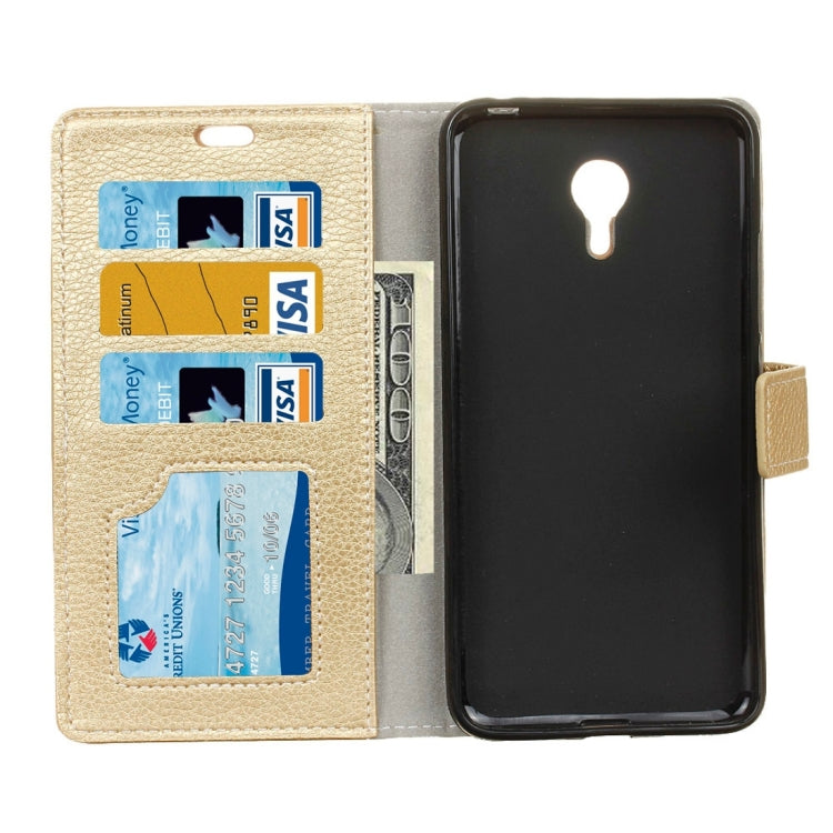For Meizu  M3 Note Litchi Texture Horizontal Flip Leather Case with Holder & Card Slots & Wallet