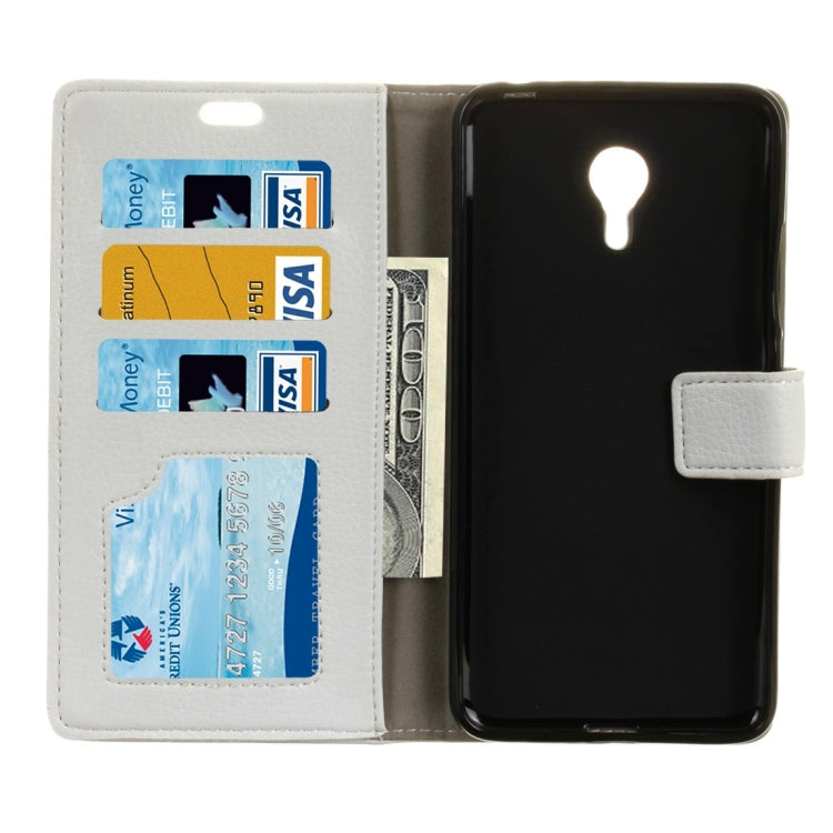 For Meizu  M3 Note Litchi Texture Horizontal Flip Leather Case with Holder & Card Slots & Wallet