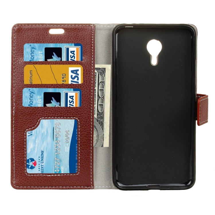 For Meizu  M3 Note Litchi Texture Horizontal Flip Leather Case with Holder & Card Slots & Wallet