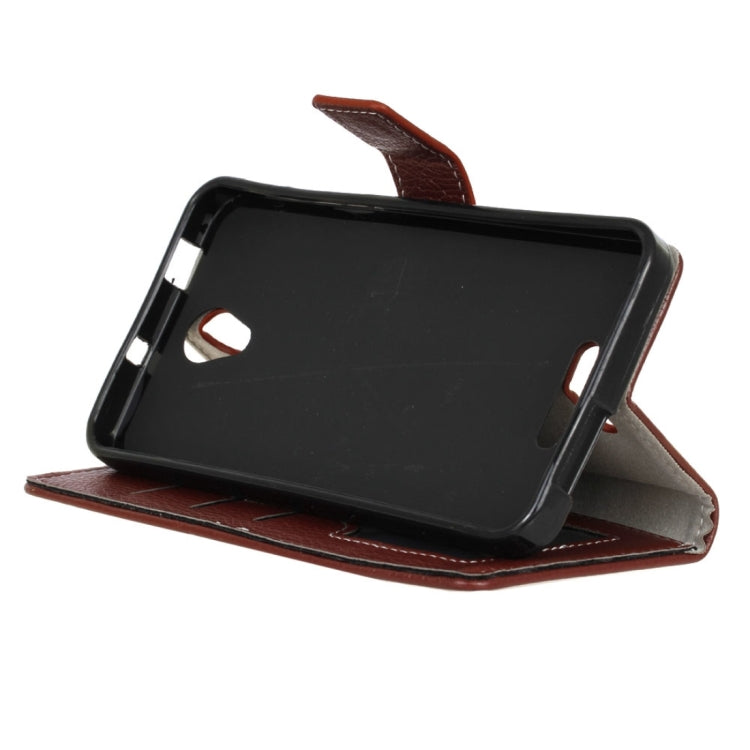 For Alcatel POP 4 Plus & Fierce 4 & ALLURA 5056 Litchi Texture Horizontal Flip Leather Case with Holder & Card Slots & Wallet & Photo Frame