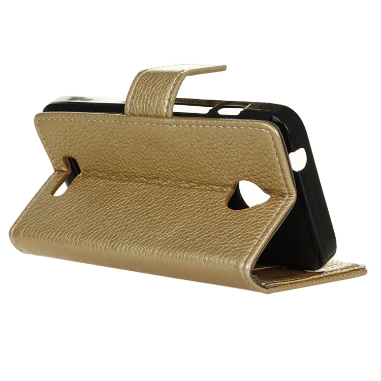 For Alcatel Dawn / 5027 / Acquire / Streak / Ideal Litchi Texture Horizontal Flip Leather Case with Holder & Card Slots & Wallet & Photo Frame