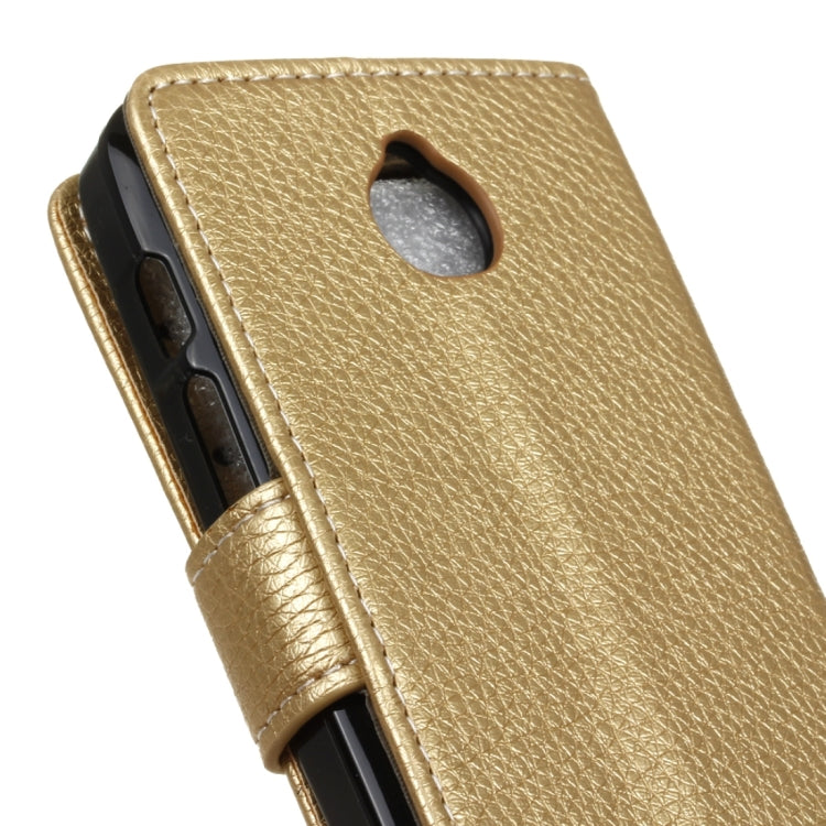 For Alcatel Dawn / 5027 / Acquire / Streak / Ideal Litchi Texture Horizontal Flip Leather Case with Holder & Card Slots & Wallet & Photo Frame