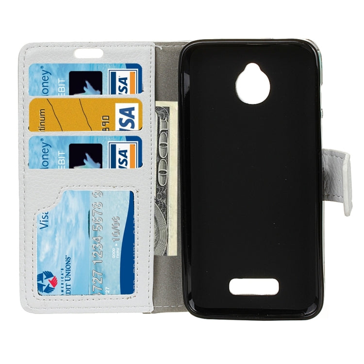 For Alcatel Dawn / 5027 / Acquire / Streak / Ideal Litchi Texture Horizontal Flip Leather Case with Holder & Card Slots & Wallet & Photo Frame