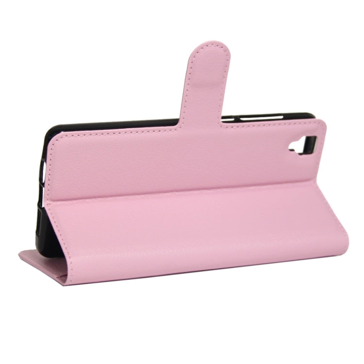 For BLUBOO Maya Litchi Texture Horizontal Flip Leather Case with Holder & Card Slots & Wallet