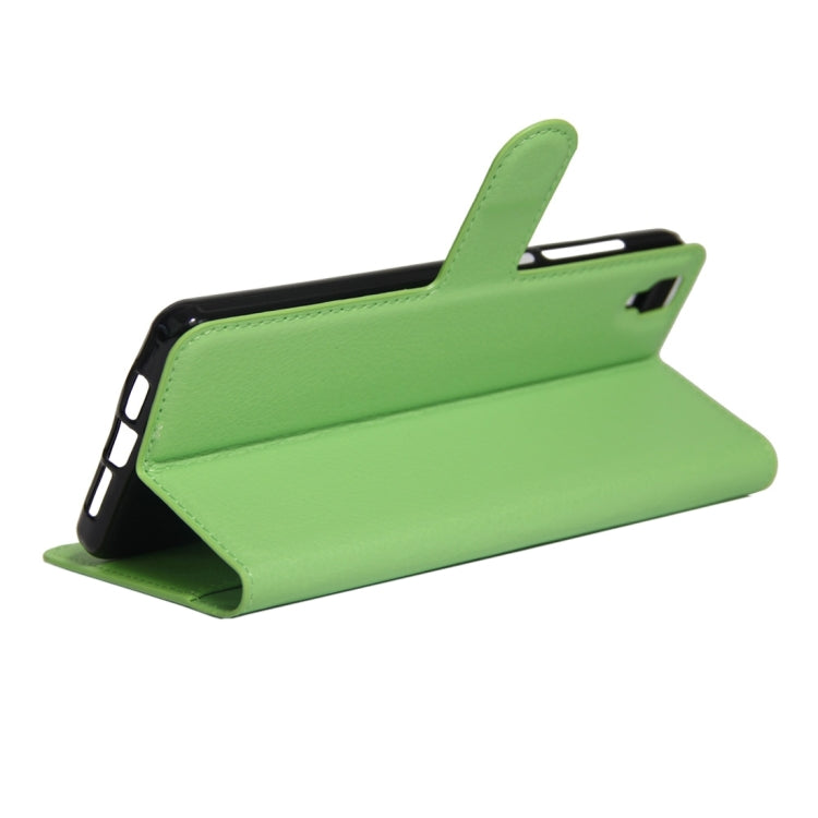 For BLUBOO Maya Litchi Texture Horizontal Flip Leather Case with Holder & Card Slots & Wallet