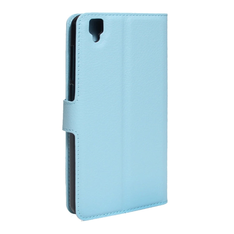For BLUBOO Maya Litchi Texture Horizontal Flip Leather Case with Holder & Card Slots & Wallet