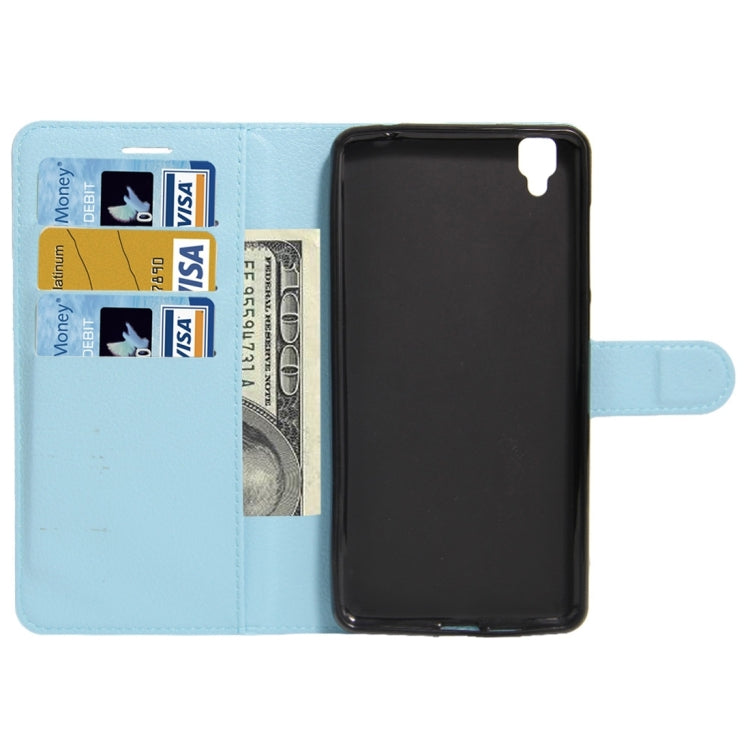 For BLUBOO Maya Litchi Texture Horizontal Flip Leather Case with Holder & Card Slots & Wallet
