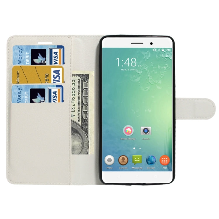 For BLUBOO Maya Litchi Texture Horizontal Flip Leather Case with Holder & Card Slots & Wallet