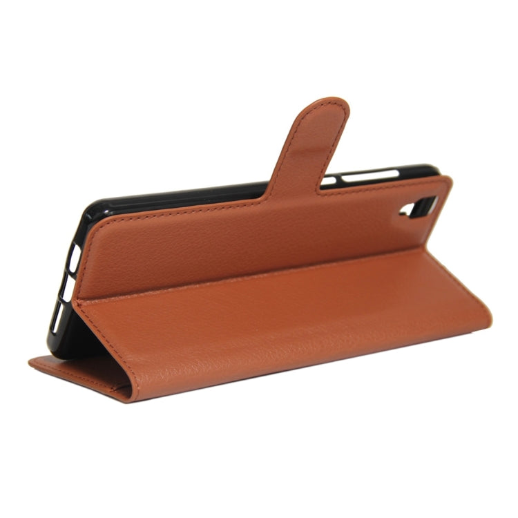 For BLUBOO Maya Litchi Texture Horizontal Flip Leather Case with Holder & Card Slots & Wallet