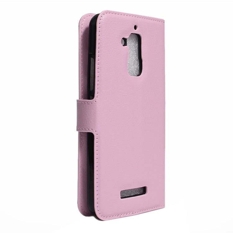 For ASUS Zenfone Pegasus 3 Litchi Texture Horizontal Flip Leather Case with Holder & Card Slots & Wallet