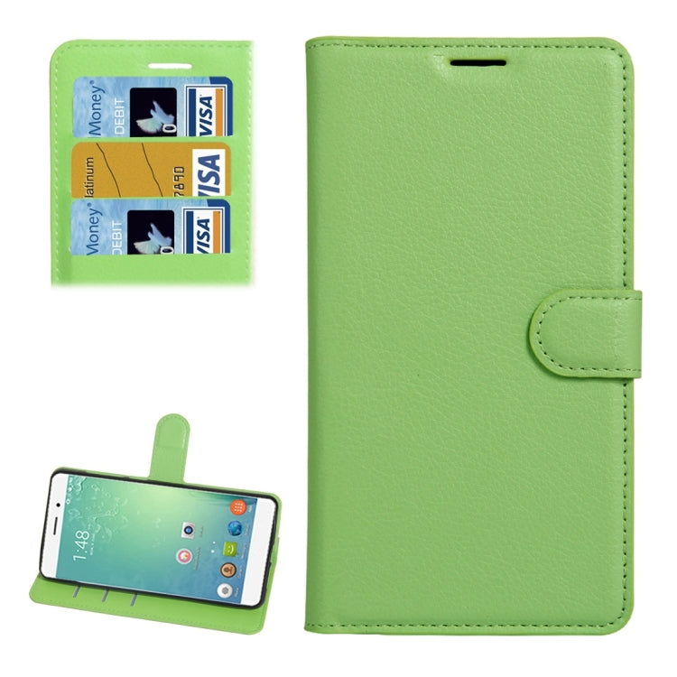 For ASUS Zenfone Pegasus 3 Litchi Texture Horizontal Flip Leather Case with Holder & Card Slots & Wallet
