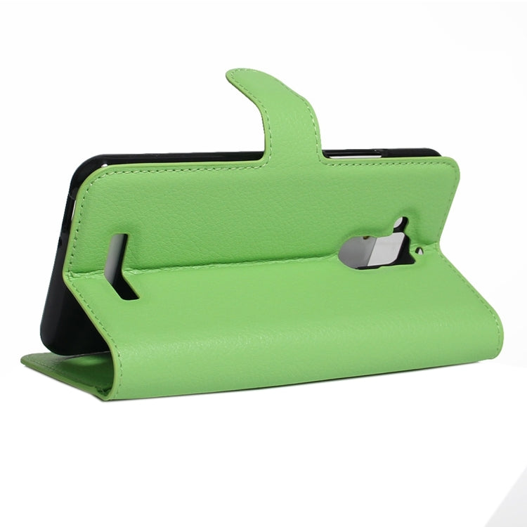 For ASUS Zenfone Pegasus 3 Litchi Texture Horizontal Flip Leather Case with Holder & Card Slots & Wallet