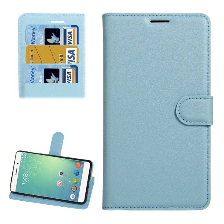 For ASUS Zenfone Pegasus 3 Litchi Texture Horizontal Flip Leather Case with Holder & Card Slots & Wallet