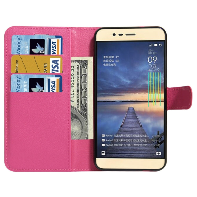 For ASUS Zenfone Pegasus 3 Litchi Texture Horizontal Flip Leather Case with Holder & Card Slots & Wallet