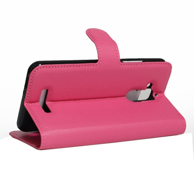 For ASUS Zenfone Pegasus 3 Litchi Texture Horizontal Flip Leather Case with Holder & Card Slots & Wallet