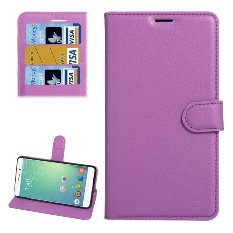 For ASUS Zenfone Pegasus 3 Litchi Texture Horizontal Flip Leather Case with Holder & Card Slots & Wallet