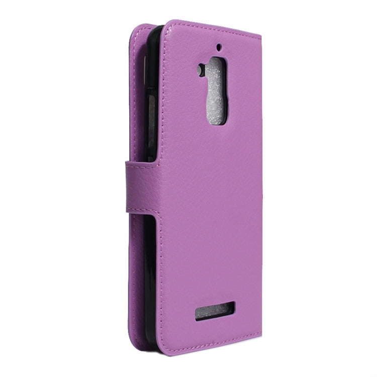 For ASUS Zenfone Pegasus 3 Litchi Texture Horizontal Flip Leather Case with Holder & Card Slots & Wallet