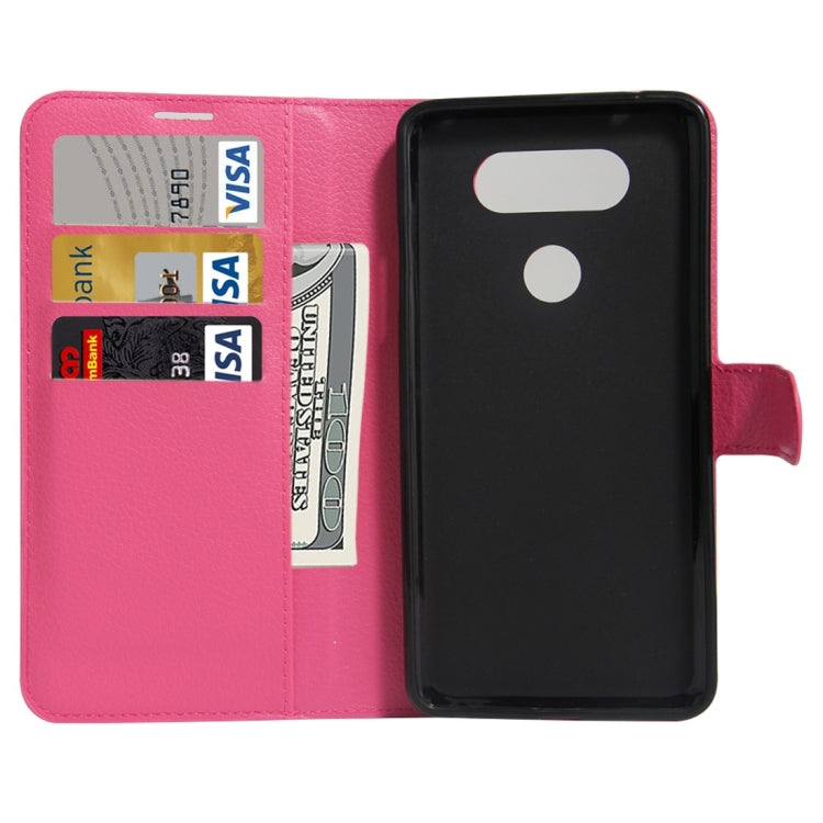 For LG V20 Litchi Texture Horizontal Flip Leather Case with Holder & Card Slots & Wallet