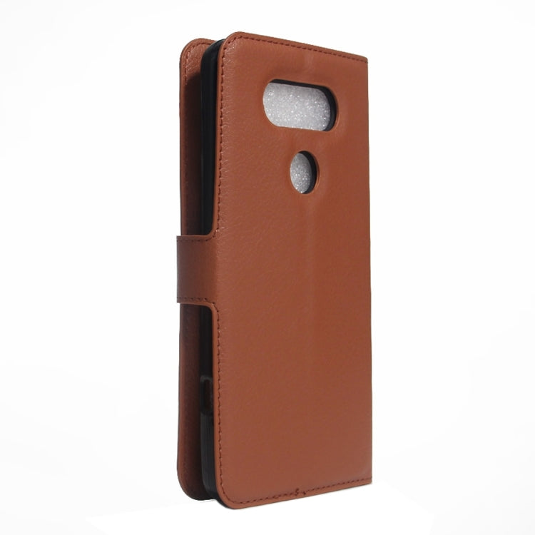 For LG V20 Litchi Texture Horizontal Flip Leather Case with Holder & Card Slots & Wallet