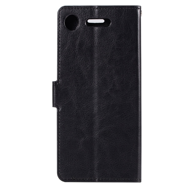 For Sony Xperia XZ1 Crazy Horse Texture Horizontal Flip Leather Case with Holder & Card Slots & Wallet & Photo Frame