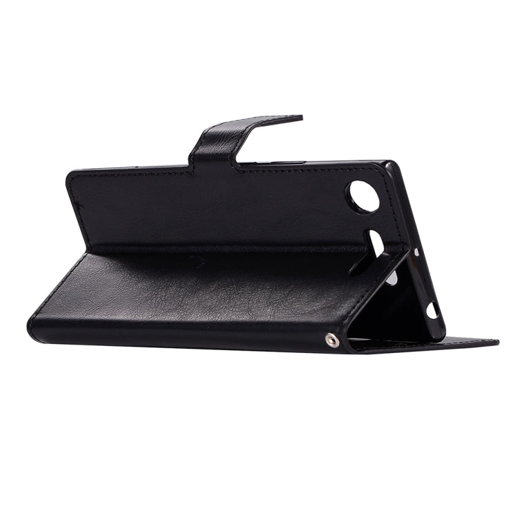 For Sony Xperia XZ1 Crazy Horse Texture Horizontal Flip Leather Case with Holder & Card Slots & Wallet & Photo Frame