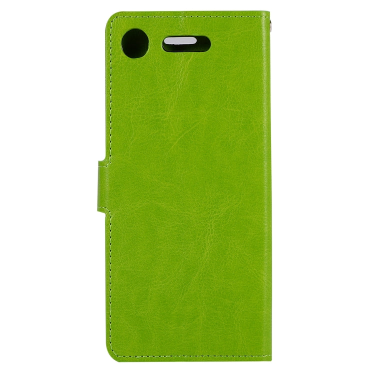 For Sony Xperia XZ1 Crazy Horse Texture Horizontal Flip Leather Case with Holder & Card Slots & Wallet & Photo Frame