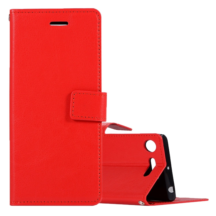 For Sony Xperia XZ1 Crazy Horse Texture Horizontal Flip Leather Case with Holder & Card Slots & Wallet & Photo Frame