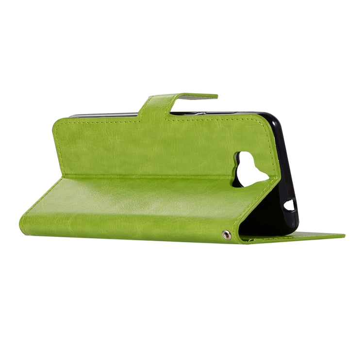 For Huawei  Y5 (2017) Crazy Horse Texture Horizontal Flip Leather Case with Holder & Card Slots & Wallet & Photo Frame