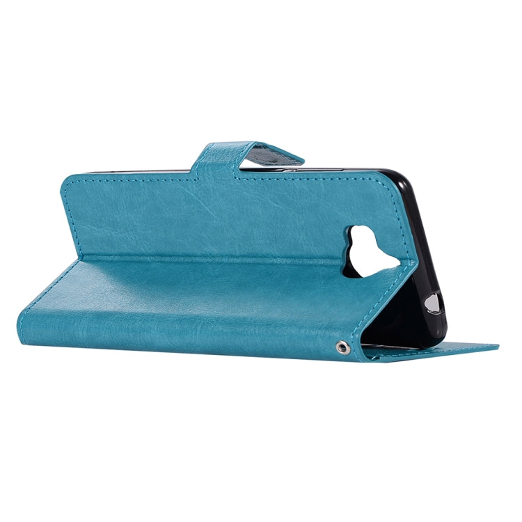 For Huawei  Y5 (2017) Crazy Horse Texture Horizontal Flip Leather Case with Holder & Card Slots & Wallet & Photo Frame