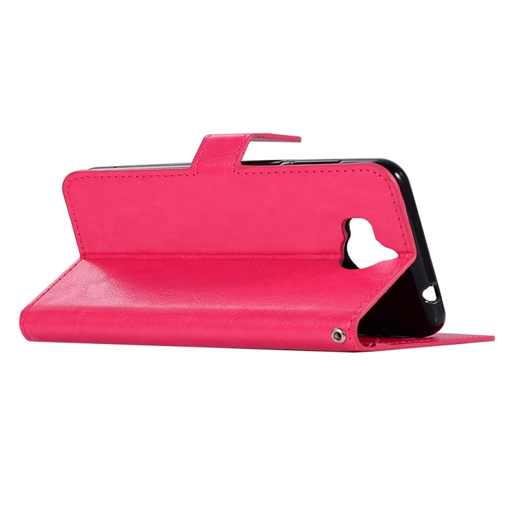 For Huawei  Y5 (2017) Crazy Horse Texture Horizontal Flip Leather Case with Holder & Card Slots & Wallet & Photo Frame