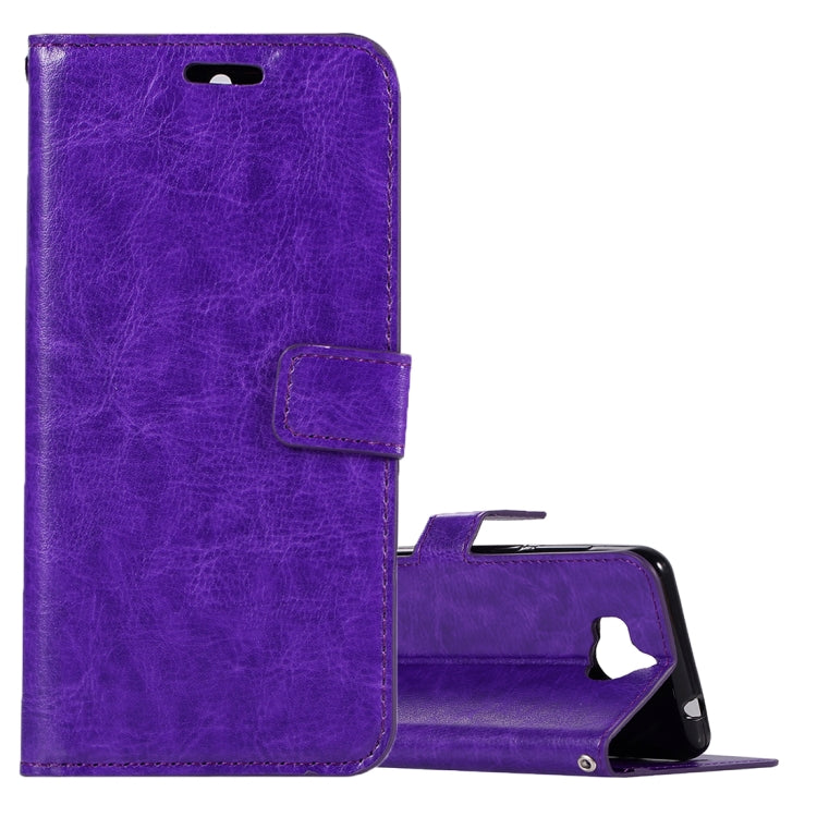 For Huawei  Y5 (2017) Crazy Horse Texture Horizontal Flip Leather Case with Holder & Card Slots & Wallet & Photo Frame