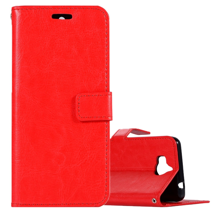 For Huawei  Y5 (2017) Crazy Horse Texture Horizontal Flip Leather Case with Holder & Card Slots & Wallet & Photo Frame