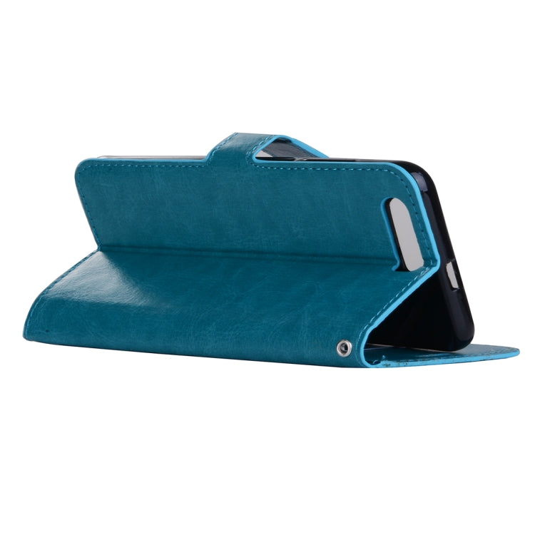 For Huawei  Honor 9 Crazy Horse Texture Horizontal Flip Leather Case with Holder & Card Slots & Wallet & Photo Frame