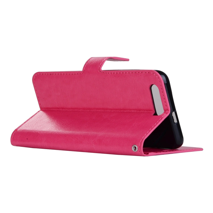 For Huawei  Honor 9 Crazy Horse Texture Horizontal Flip Leather Case with Holder & Card Slots & Wallet & Photo Frame