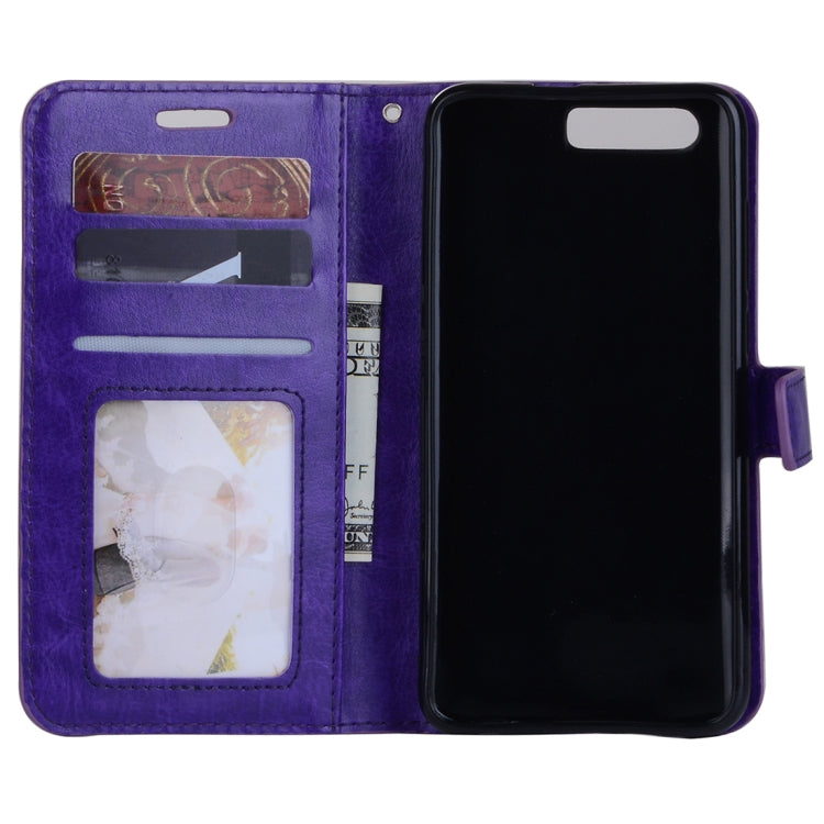 For Huawei  Honor 9 Crazy Horse Texture Horizontal Flip Leather Case with Holder & Card Slots & Wallet & Photo Frame