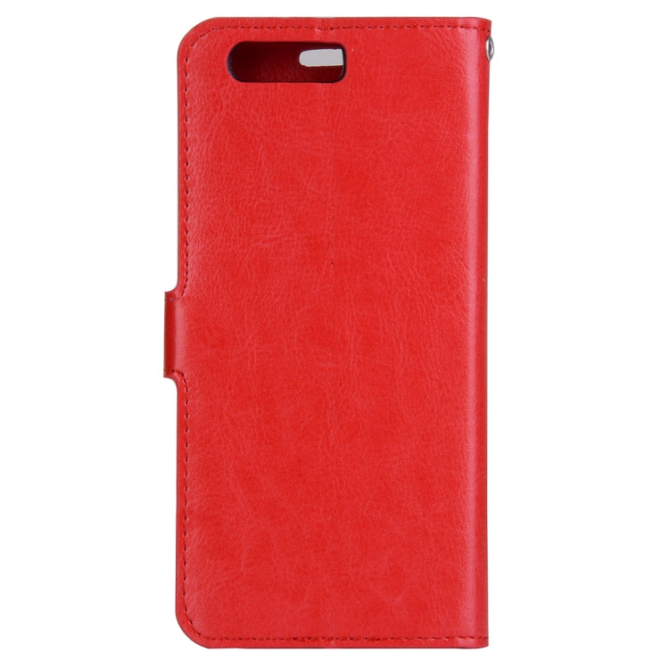 For Huawei  Honor 9 Crazy Horse Texture Horizontal Flip Leather Case with Holder & Card Slots & Wallet & Photo Frame